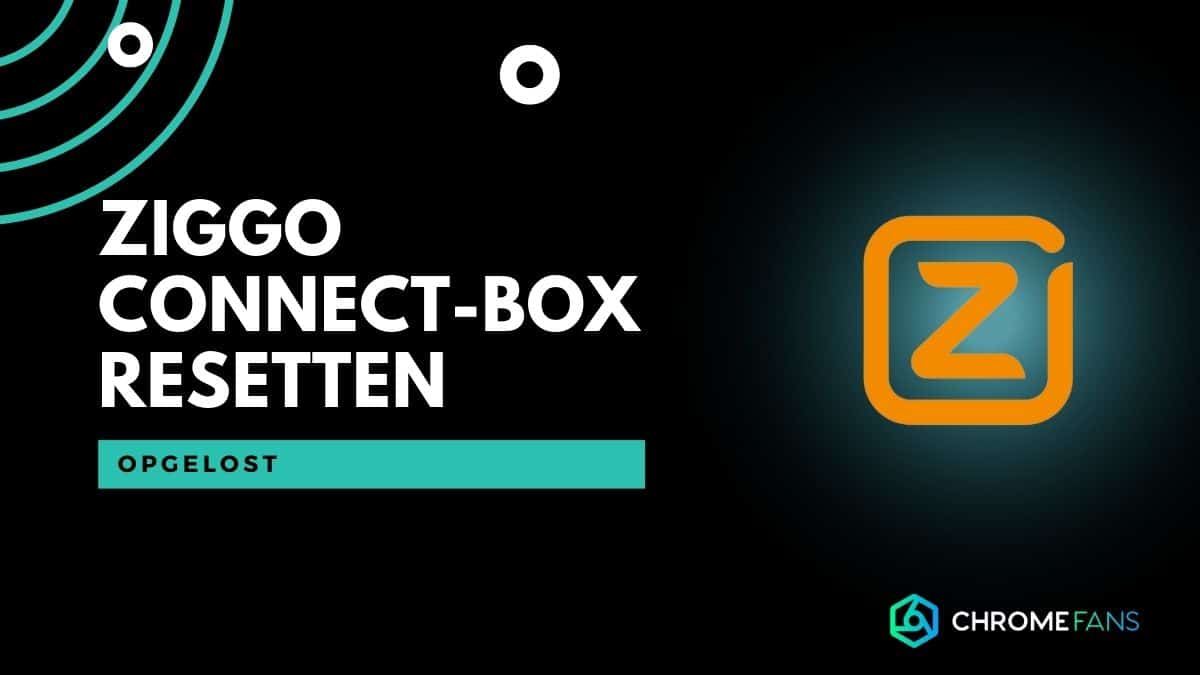 Ziggo connect box resetten